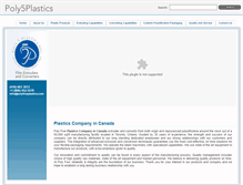 Tablet Screenshot of polyfiveplastics.com